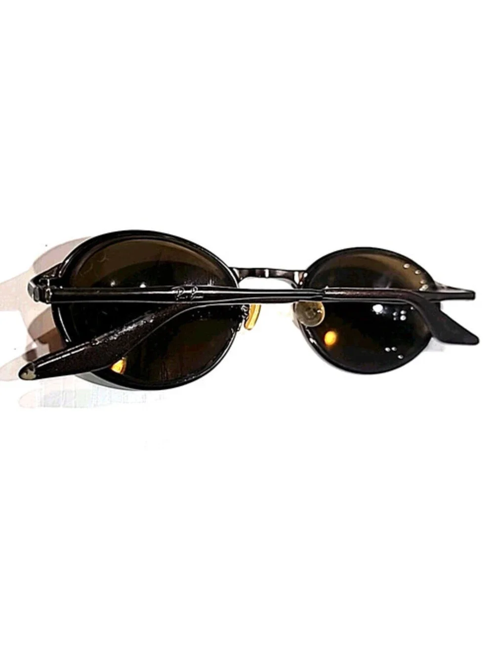 Ray Ban RB3002 W3128  No Lenses Brown Metal Oval Sunglasses Frame Only